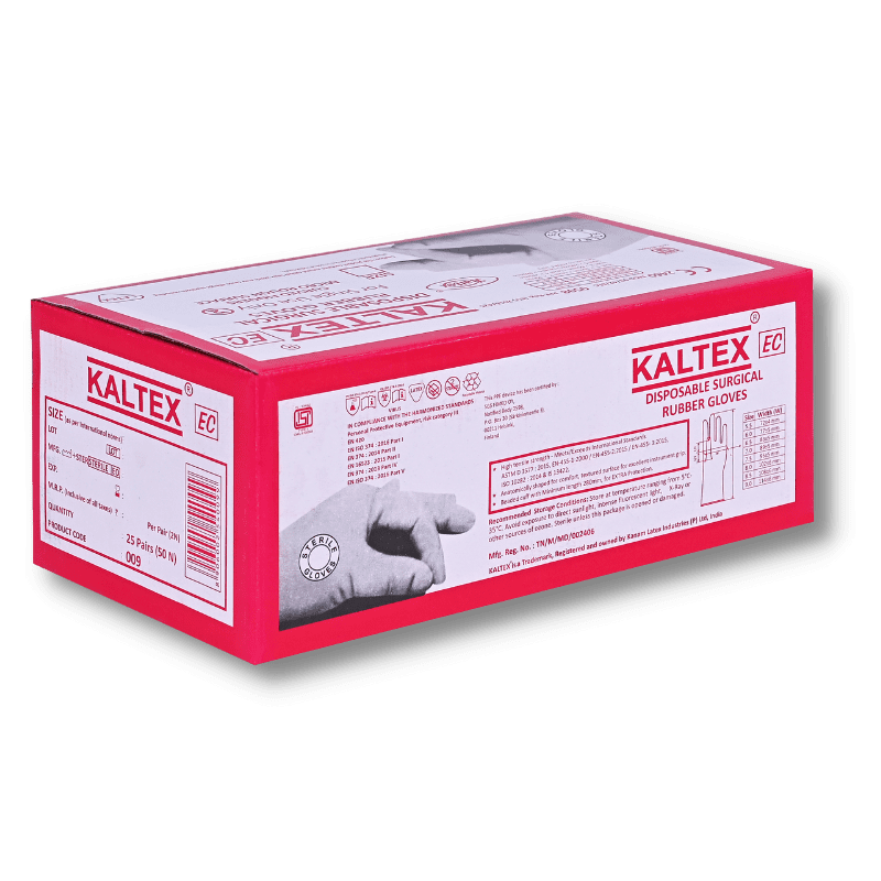 Kaltex Disposable surgical rubber gloves