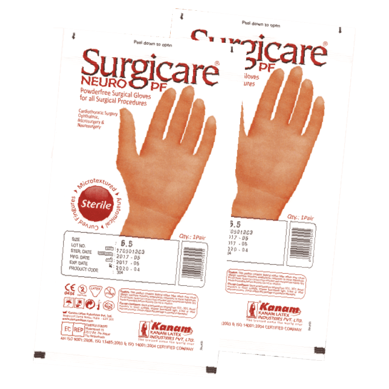 Surgicare Neuro Powdered free pouch