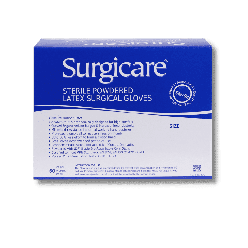 Surgicare-preopowdered-front